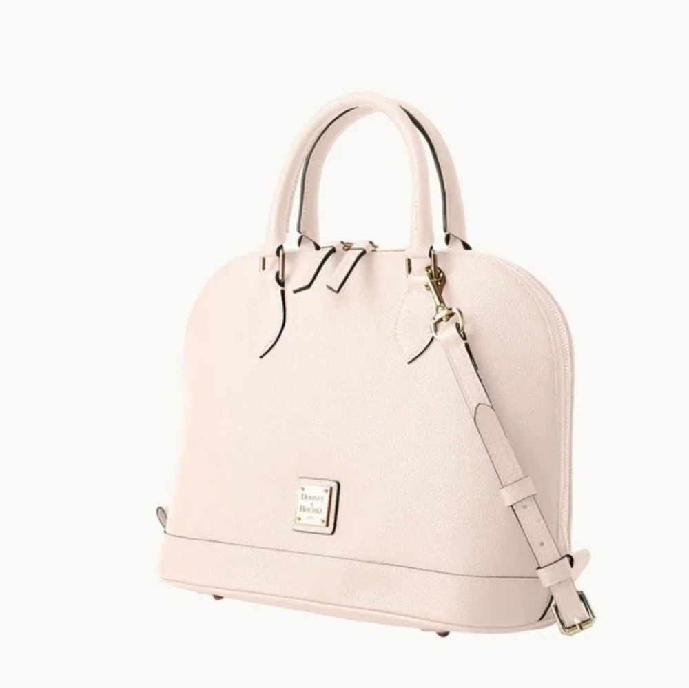 Dooney & Bourke Sorrento Zip Zip Satchel , Pink